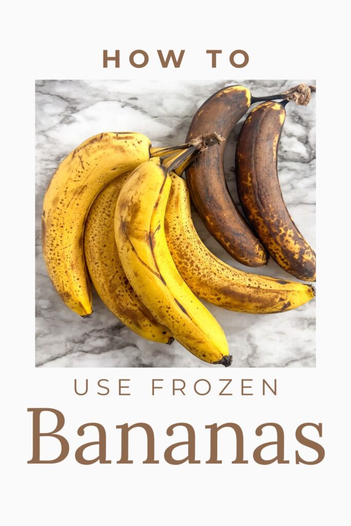 How to freeze and thaw bananas post